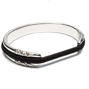 Bittersweet Brand Stainless Steel Hair Tie Bracelet - Flower Design